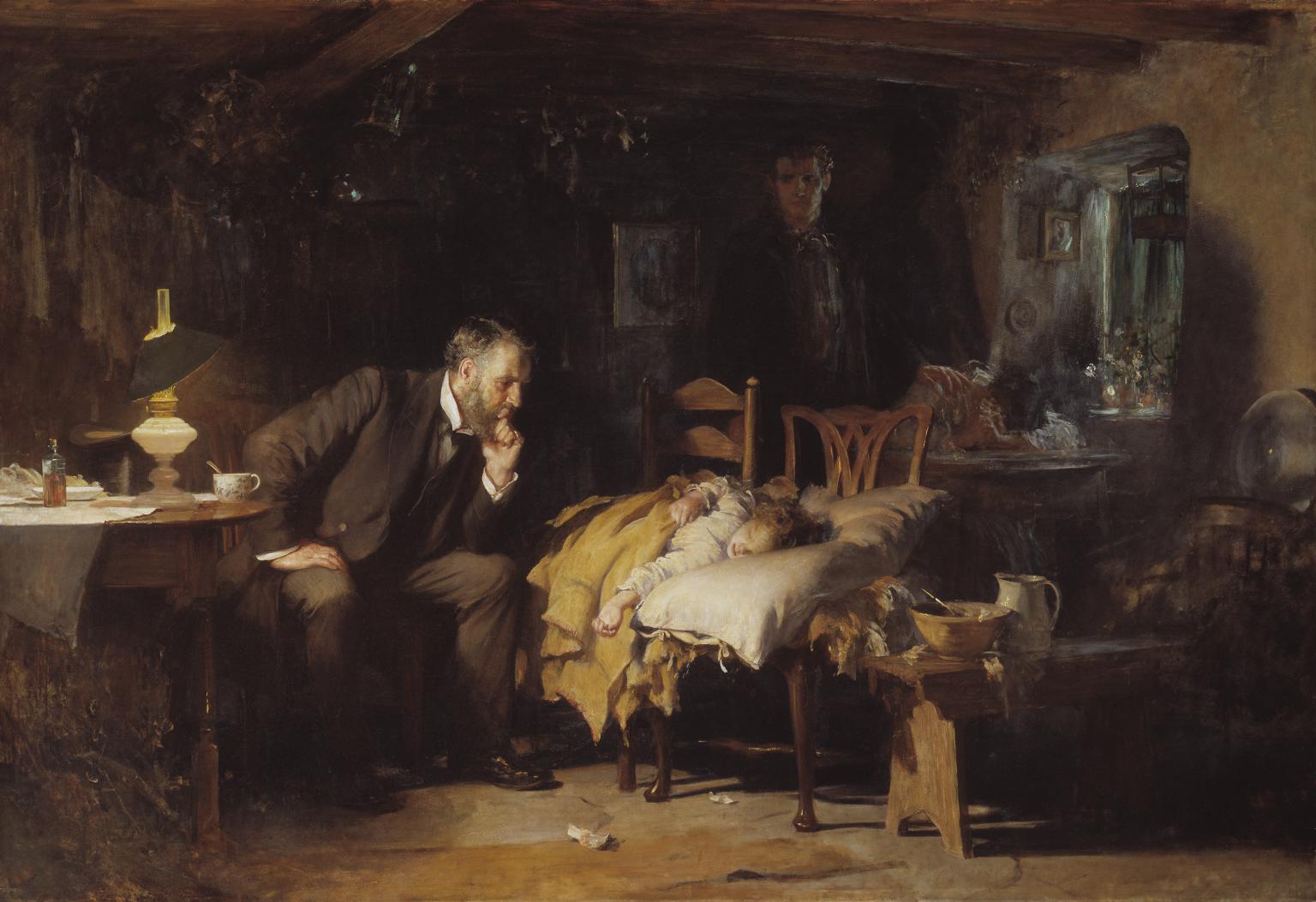 サー・ルーク・フィルディス「The Doctor」1891年